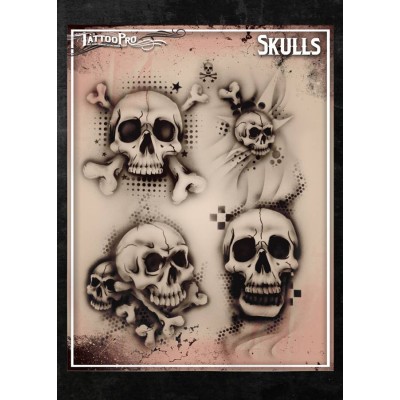 Airbrush Tattoo Pro  Skulls Airbrush Tattoo Pro  Skulls